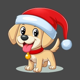 Labrador wearing a Santa hat T-Shirt