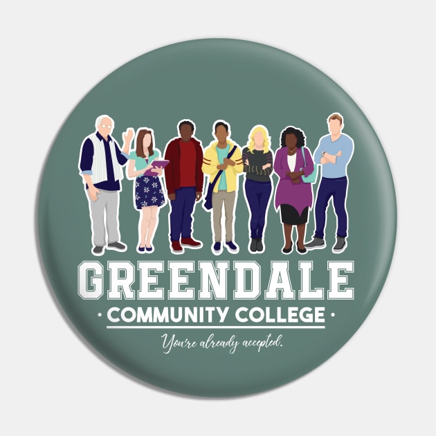 Greendale Community College Pin by Limey Jade 