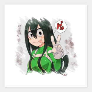 Tsuyu Asui Posters And Art Prints Teepublic