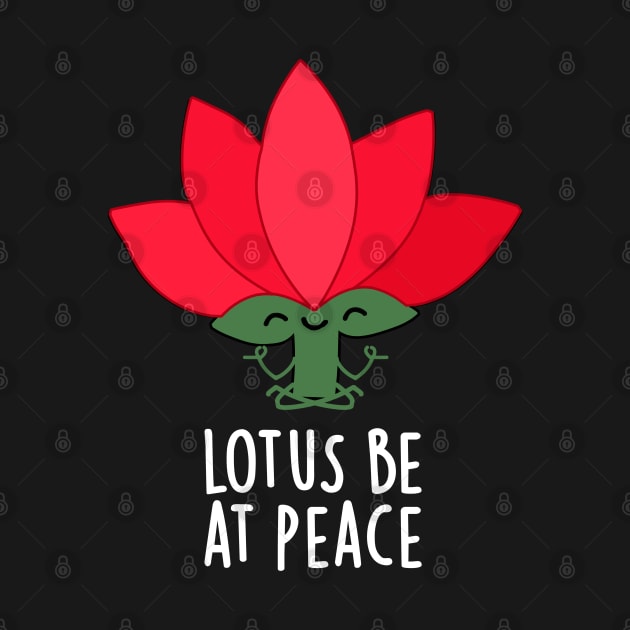 Lotus Be At Peach Funny Plant Pun by punnybone