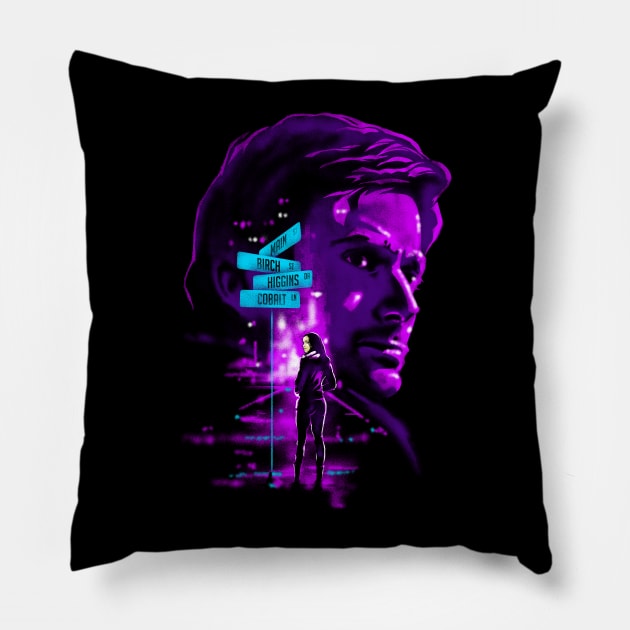 Purple Man Pillow by zerobriant