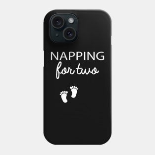 Pregnancy - Napping for two Phone Case