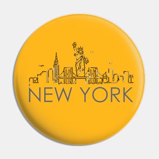 New York Shirt! Pin