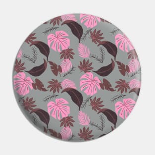 Tropical leaves pattern Pin