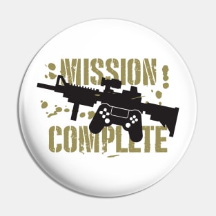 Mission Complete Pin