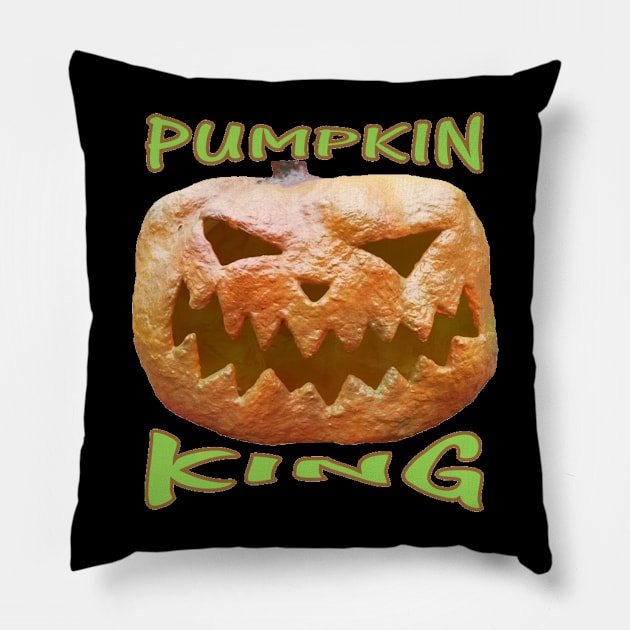 PUMPKIN KING Pillow by ARTWORKandBEYOND