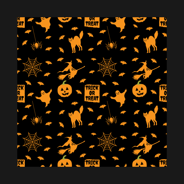 Halloween Pattern by Tee's Tees