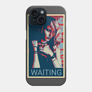 Waiting Girl - Shepard Fairey style design Phone Case