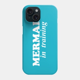 mermaid in training Phone Case