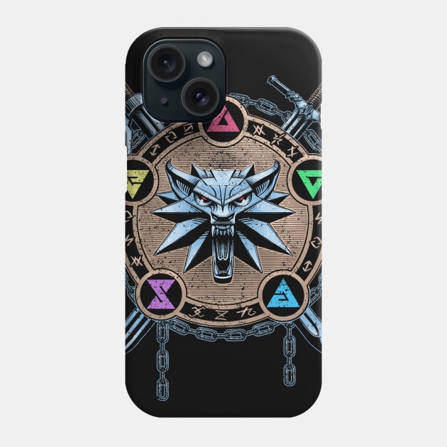 Mark of wolf color Phone Case by xartt
