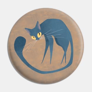 Creepy Cat Pin