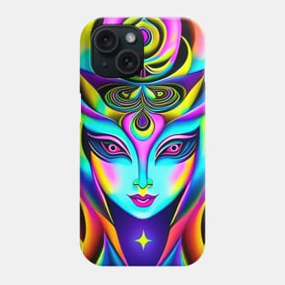 Dosed in the Machine (36) - Trippy Psychedelic Art Phone Case