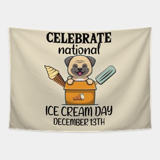 Celebrate National Ice Cream Day - Adorable Saying Quote Gift Ideas For Sister Tapestry