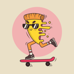 Skating Pizza T-Shirt