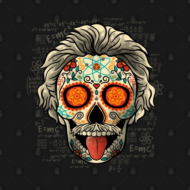 Calavera Einstein by NemiMakeit