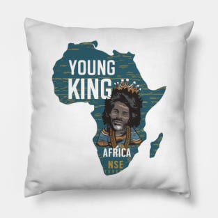 Young King Africa Pillow