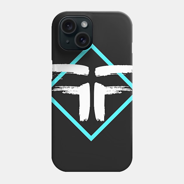 FF Diamond Logo (White) by Steve Govern Phone Case by Ryan Tiffin