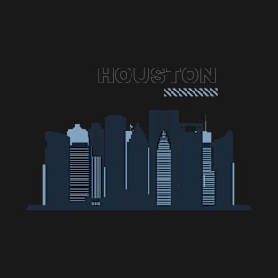 Houston landcape skyline T-Shirt