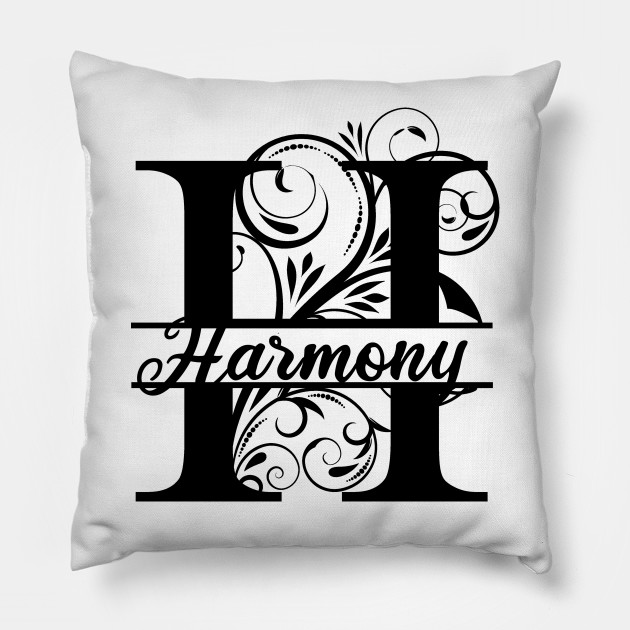 letter h pillow