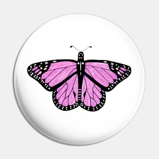 Pink Butterfly Pin