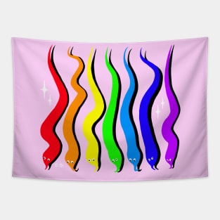 Rainbow Worms on a String Tapestry