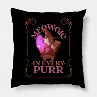 MEOWGIC IN EVERY PURR - MAGIC CAT Pillow