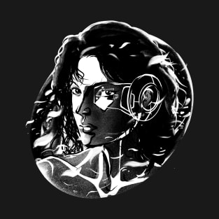 006/100 - Silhouette of a Cybergirl 2 T-Shirt