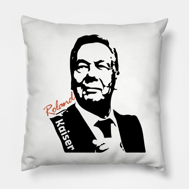 Roland Kaiser Pillow by groovypopart