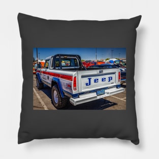 1976 Jeep J10 Honcho Pickup Truck Pillow