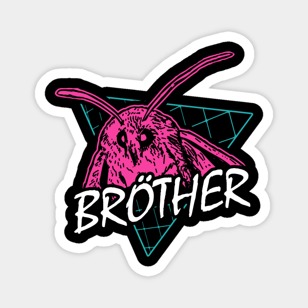 Brother Moth Meme Magnet by dumbshirts