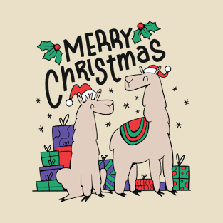 Christmas Alpacas T-Shirt