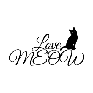 Love cat meow T-Shirt