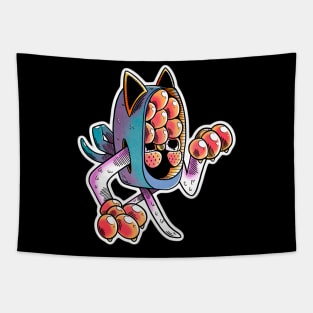 Sushi Weirdo: Ninja Nyanja Neko Tapestry