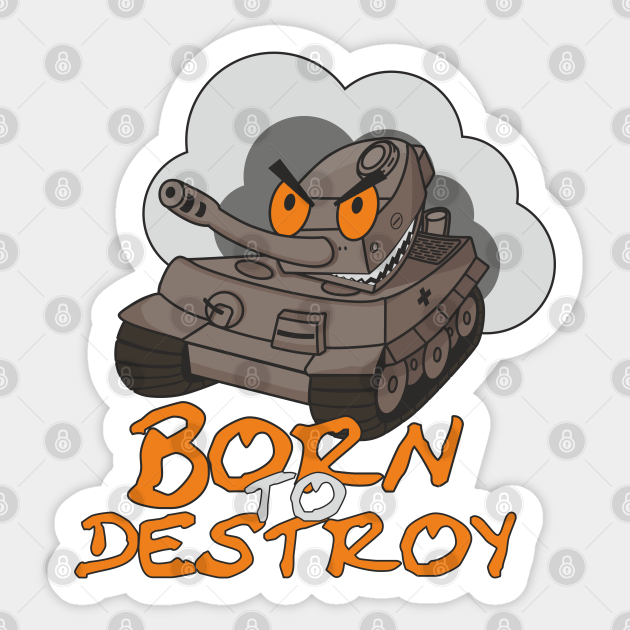Cartoon German tank Panzer 6 Cartoon German tank Panzer 6