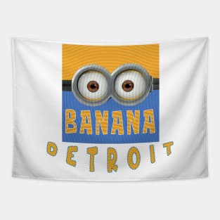 MINION BANANA USA DETROIT Tapestry