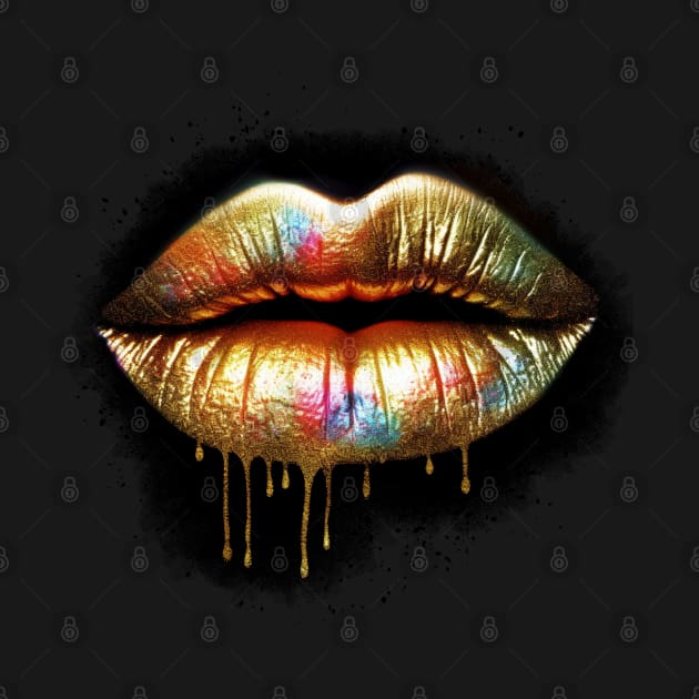 Gold kiss by BloodRubyz