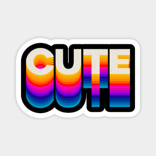 4 Letter Words - Cute Magnet