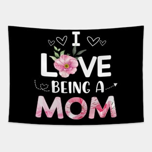 i love being a mom Tapestry