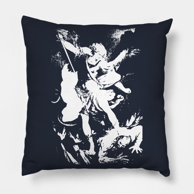 Archangel Michael Pillow by big_owl