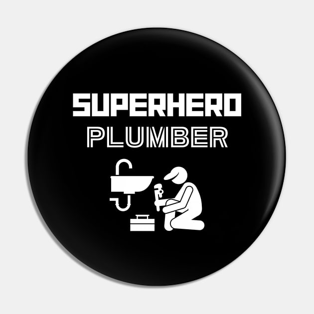 Superhero Plumber Pin by MyUniqueTee