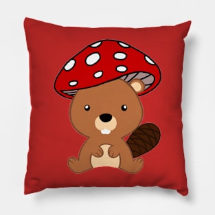 Beaver Mushie Pillow