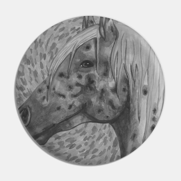 Black and white appaloosa horse Pin by deadblackpony