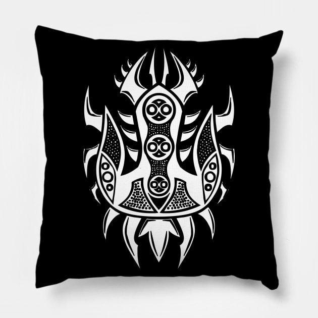 Tribal Tattoo Pillow by TheFatWizard
