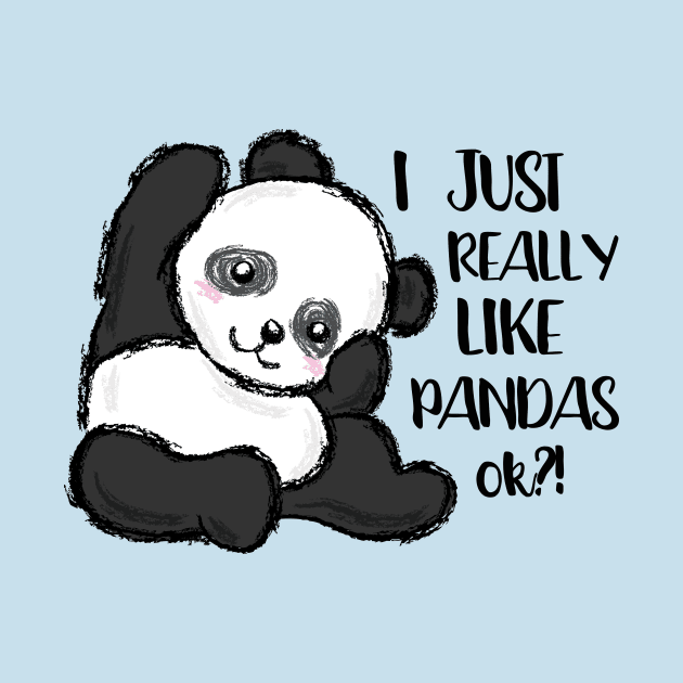 I just really like pandas sweet Bear Baby Kids Panda by ELFEINHALB