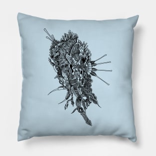Abstract Creature Doodle Pillow