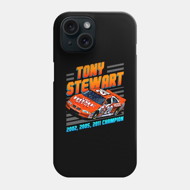 Tony Stewart 20 Legend Phone Case by stevenmsparks