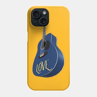 Blue Guitar – Music be the food of love Phone Case