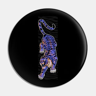 Periwinkle Tiger Pin