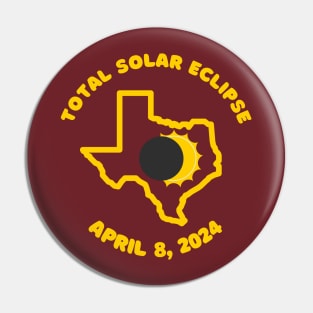 Texas Total Eclipse Pin