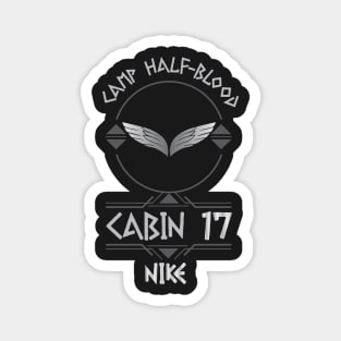 Cabin #17 in Camp Half Blood, Child of Goddess Nike – Percy Jackson inspired design Magnet